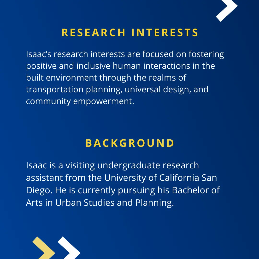 Meet our research team!

Isaac Ing is an Undergraduate Research Assistant for the MAP Project Stream 1 (SFU Stream): Navigation and Pedestrian Environment Accessibility, the SWAN Project. 

Click each image to learn more!

#Research #InclusiveMAP #MapSfu #disability #sfu