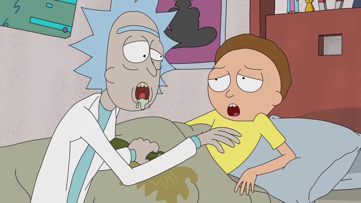 MortyOnlyFans's tweet photo. Just got back from a mission where Rick and I had to pretend to be each other. He nailed my impression, but I sounded nothing like him. https://t.co/EvEnp7EUlx