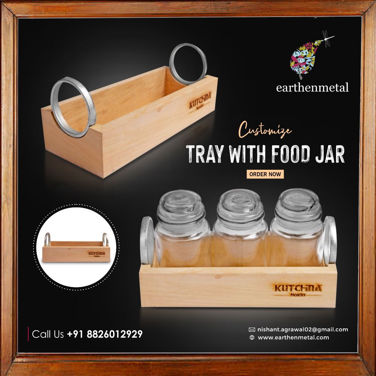 Customised tray with food jar !
SIndulge in personalized dining experiences with a custom tray and food jar set.#earthenmental #WoodenTrays #WoodenTrays #ServingTrays #DecorTrays #WoodenDecor #HomeDecor #Entertaining #HostingEssentials #KitchenEssentials #WoodenDesign