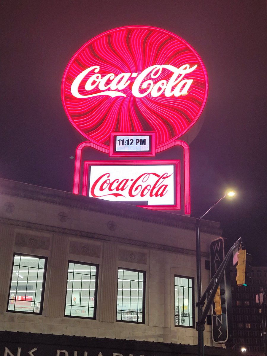 lira_moses's tweet photo. Leaving home at midnight, 18 hours of travel on a bus & in a rental car, I made it to Atlanta for my first ever visit to the ATL. Definitely more to see in the daytime, though this is a start.
P.S. @HispanicTXHSFB You bet I #RepItWednesday in the #ATL!
#Atlanta #AtlantaGeorgia https://t.co/mDjnvRzCDD