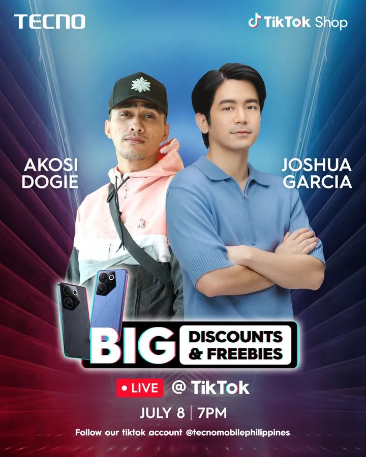 TeamJoshuaHK's tweet photo. Ready For #AkosiJoshua? 

Abangan si @iamjoshuagarcia Live At @Tecnomobileph Tiktok Accnt https://t.co/nTYZvtkllN   on July 8, 7PM! 🤗💙 

follow #TECNOMobilePhilippines  Facebook accnt for more Details!
  https://t.co/BAb5mo4jSe 

#CAMON20ProSeries https://t.co/ocEpxrRHm0