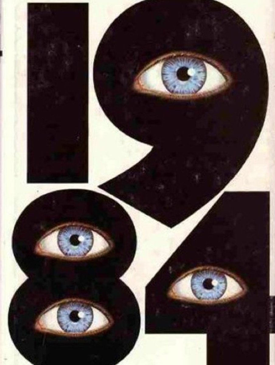 Earstohearyou's tweet photo. George Orwell 1984
"Every record has been destroyed or falsified, every book rewritten, every picture has been repainted, every statue and street building has been renamed, every DATE has been altered and the process is continuing day by day and minute by minute. History has stopped. Nothing exists except and endless present in which the party is always right"