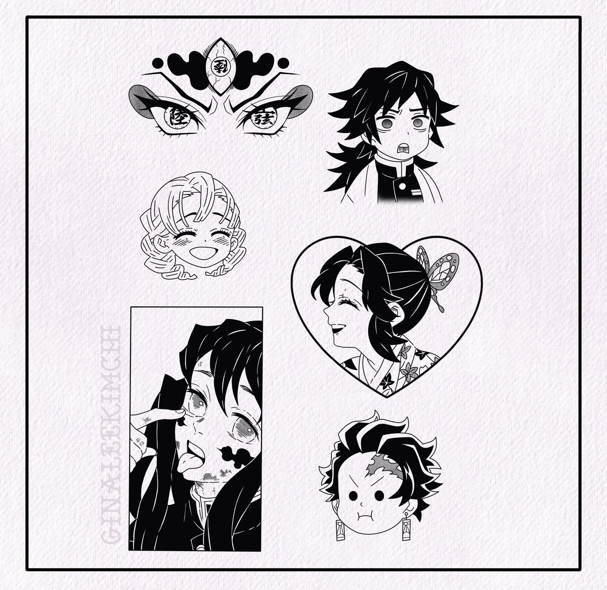 ginaleekimchii's tweet photo. Demon Slayer Flash 🗡️ https://t.co/hb4TxueAjg