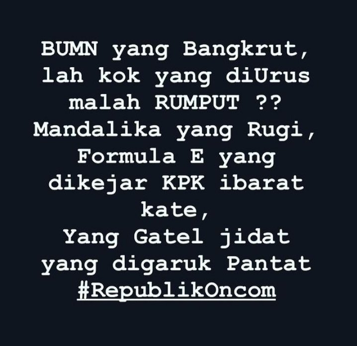 BuzzerrpM's tweet photo. @ch_chotimah2 @erickthohir Buzzer 4njingpeking betina
@ch_chotimah2
Lgi kaing2 cri makan..

Dasar b4ngke https://t.co/AD5OFlEsgY