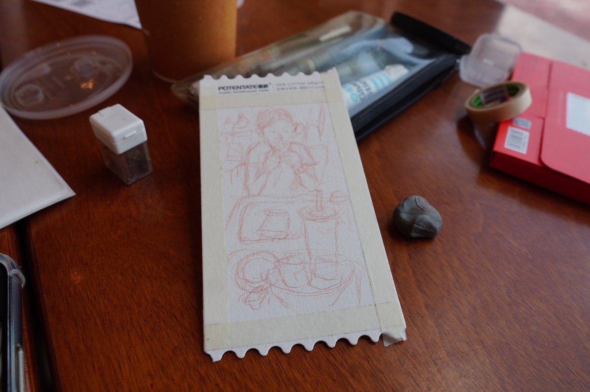 linchiangwen's tweet photo. 台中市南區 摩斯漢堡興大店

#手繪 #插畫 #速寫 #urbansketchers #urbansketching #usk #urbansketch #台中 #Taichung #Taiwan #水彩 #watercolor #watercolour #鋼筆 #手帳 #shinhanpwc #shinhan #速寫台中 #urbansketcherstaichung #mosburger #摩斯漢堡 #中興大學 #票根水彩紙 https://t.co/xluZm4lL1e