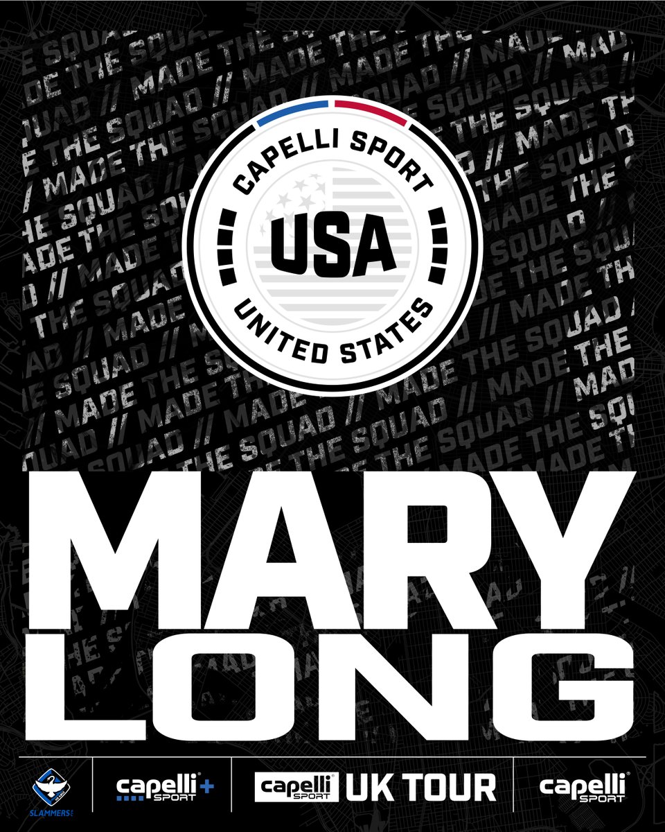 ◼️◼️◼️◼️ Capelli Sport UK Tour 2023
Mary Long has been selected for Capelli Sport USA to play exhibition in Northern England against @mancity, @sufc_women, @lcfcwomen, @manutdwomen and @barnsleywomensfc August 2nd–8th. Congratulations Mary! Let’s go Capelli Sport USA