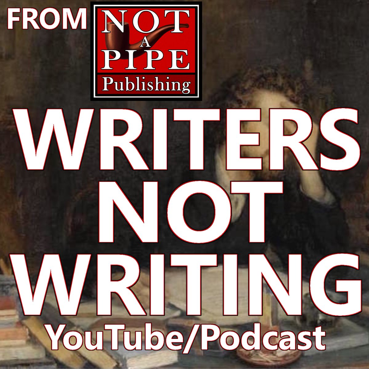 NotAPipePub's tweet photo. Members of the #WritingCommunity, we're very excited about the guests we have lined up for our WRITERS NOT WRITING show, so if you have a book you'd like to advertise (cheap!) or would like to be a guest in the future (free!), sign up here: https://t.co/adTHjBqN4E https://t.co/0rh9JIp3cv