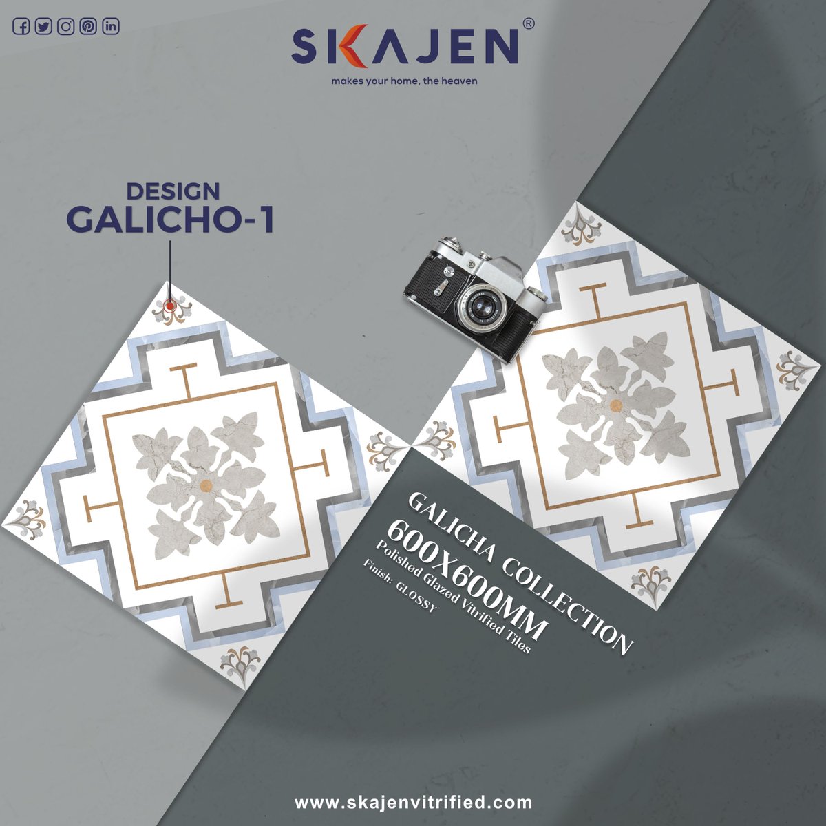 skajenvitrified's tweet image. Discover the captivating world of Galicha motifs! Unleash your space’s charm with patterns that celebrate India’s artistic heritage and inspire modern living.

#GalichaMagic #ArtisticTradition #DesignFusion #CulturalInspiration #GalichaTiles #InteriorWonders #FloorDecor