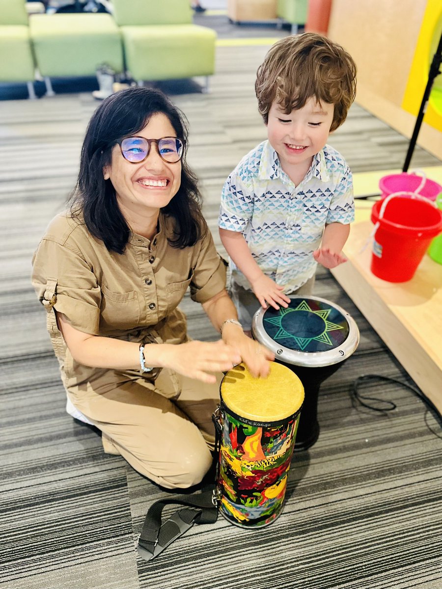 Rhythm runs in the family! This little drummer boy rocked out on my African drums with his mom after a fun show at Colchester East-Hants Public Library, in Nova Scotia, June 29, 2023.
#littlerockstar #concertvibes #jammingwithmom #suemcbridemusic