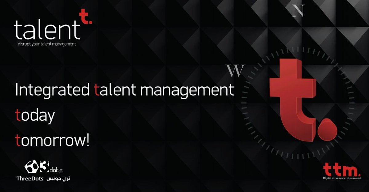 Gain a competitive edge in a disruptive world with TTM's Integrated Talent Management Approach!
Enhance talent loyalty and performance, reduce turnover, and foster a culture of innovation. 

Contact us Now! info@threedotsgroup.com

#ThreeDots #talentstrategy #TalentManagement