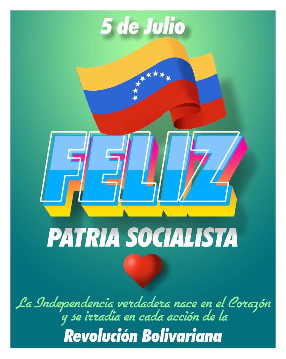 #05Julio #Todasadentro celebramos en Venezuela la #IndependenciaDeLaPatria