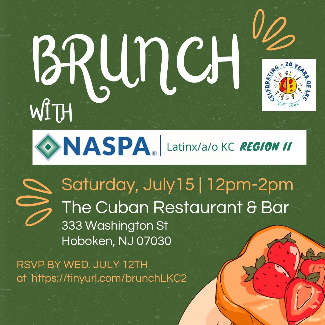 LKCRegionII's tweet photo. Have you signed up for our brunch on 7/15 in NJ? If not, WHAT ARE YOU WAITING FOR?! RSVP at https://t.co/WNkzAAOG1f This will be a great time to catch up with colegas in the region over great food, conversation, and you'll also get a branded LKC Region II tote! #lkcregion2 https://t.co/Moq5PpAJVu