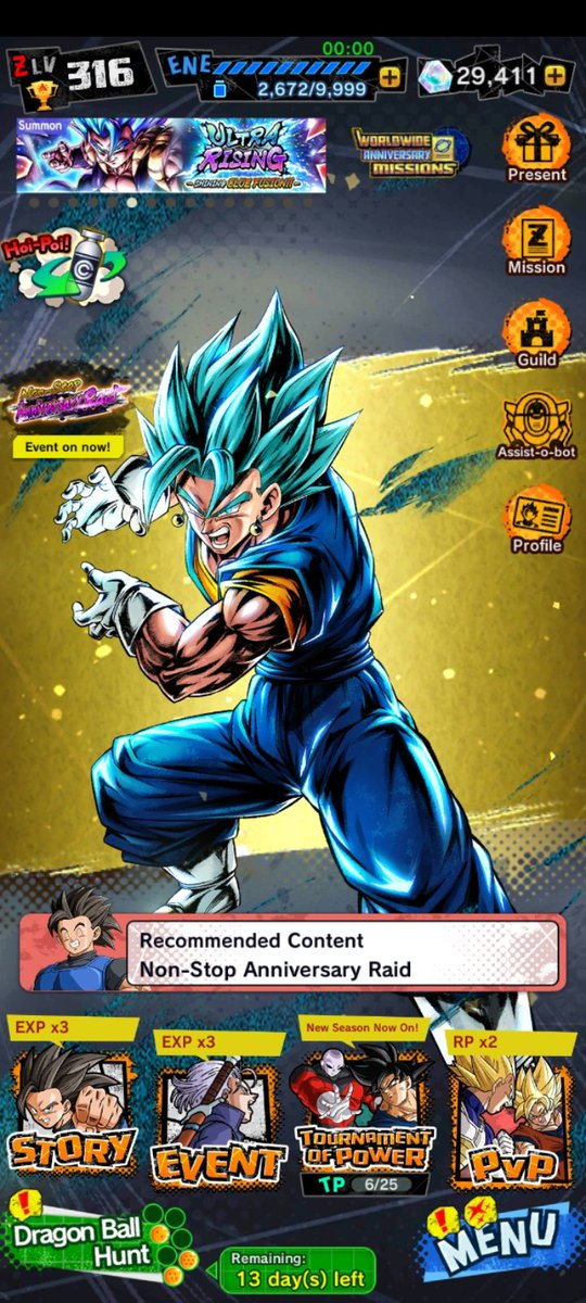 jayden__7's tweet photo. @VegitoBetter2 @blz151101 Should have 30k by next reset when my favorite fusion comes out👑 https://t.co/kj1Nq1XFim