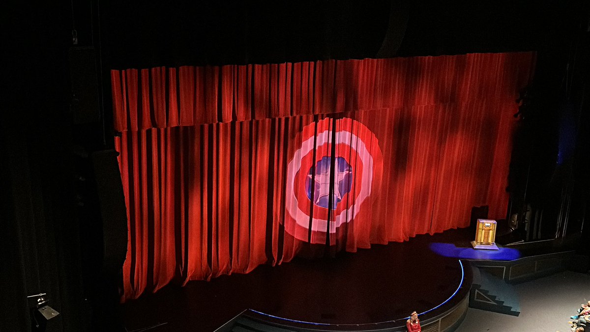 digitalxrealism's tweet photo. About to see Rogers: The Musical at @Disneyland #disneycaliforniaadventure #dca #rogersthemusical https://t.co/bS2BtxMAJS