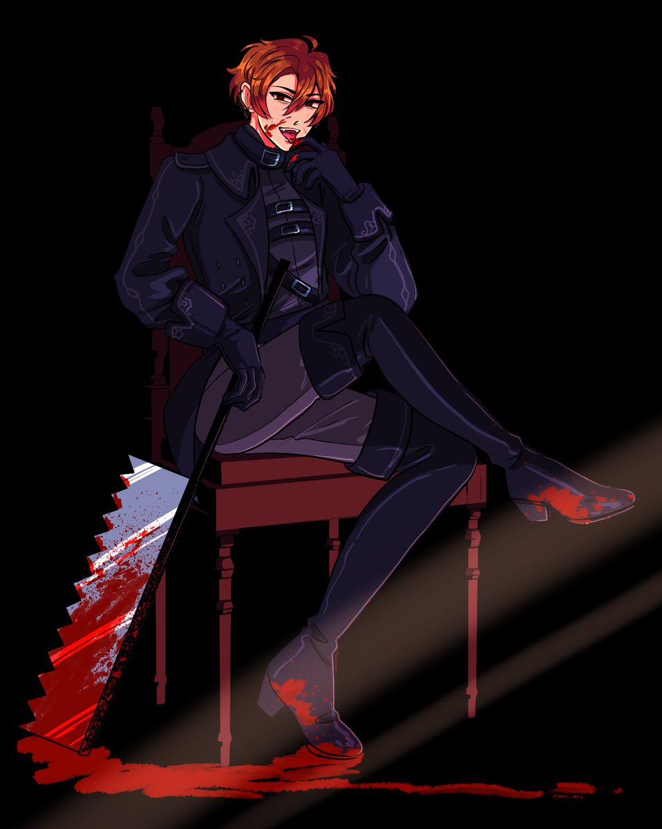 alli_ens's tweet photo. [cw blood] [ artfight ] attack for @xcrowe_e ! 🔪 https://t.co/RgFQmHpWId