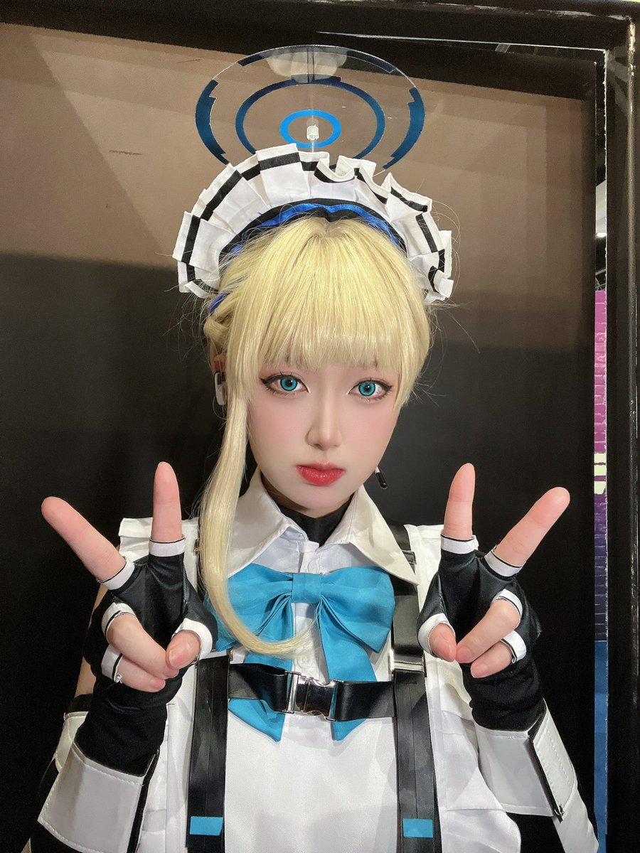 Day 4 as Toki🩵 Didn't saw any other BA cosplayer 🥲 #asumatoki