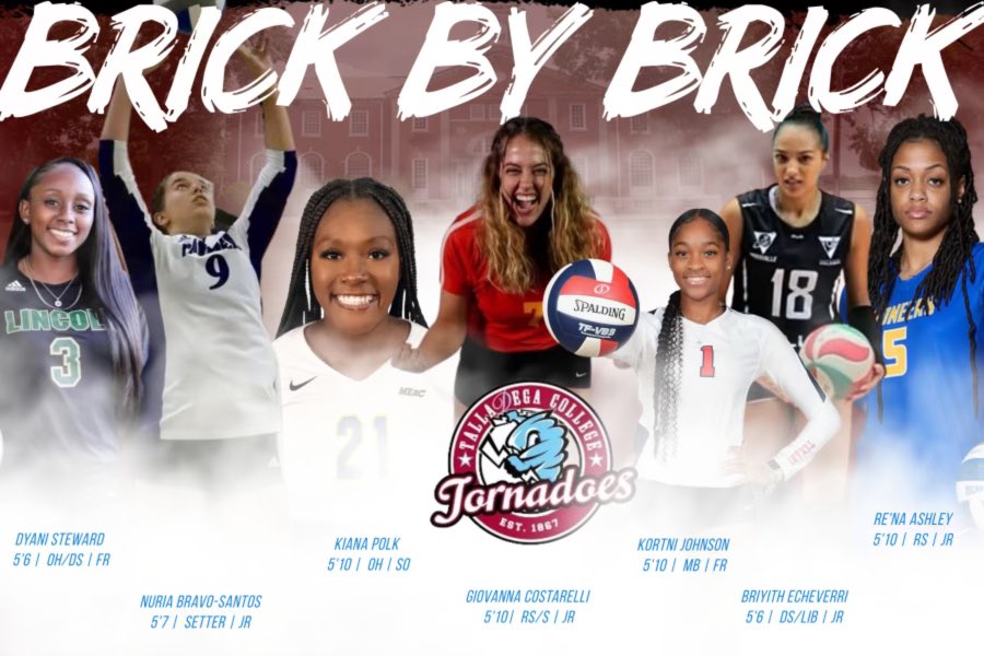 degawvb's tweet photo. It’s the start of a new era and we are excited to officially welcome 7 tornadoes to our 2023 signing class!

#brickbybrick #newera #degastrong🌪 #degavolleyball https://t.co/s3YP6ePC7r
