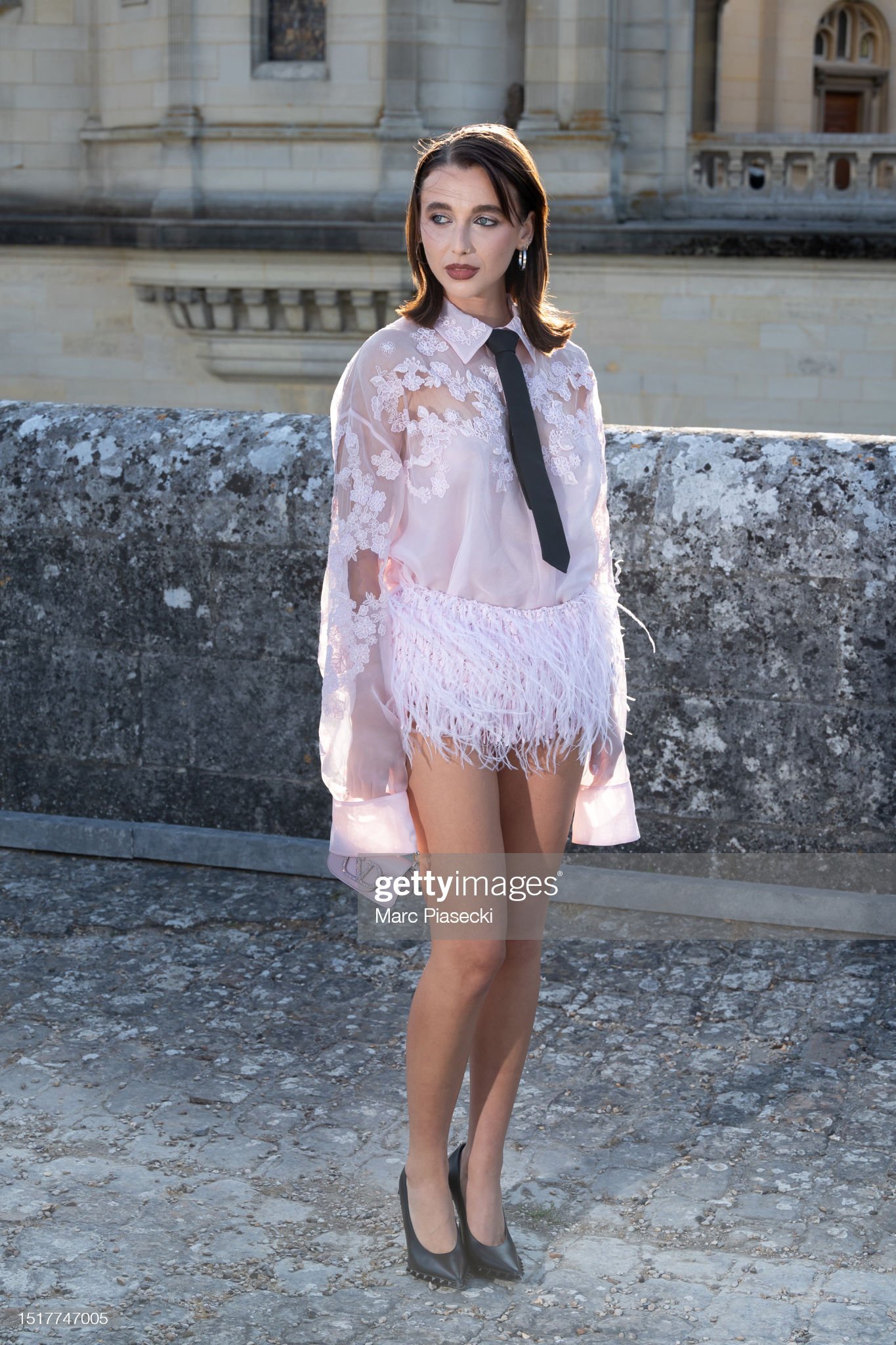 Celebrity News on X: Emma Chamberlain attends the Valentino Haute Couture  Fall/Winter 2023/2024 show as part of Paris Fashion Week at Chateau de  Chantilly on July 05, 2023 in Chantilly, France.  /