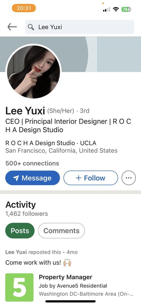 Oh, look! Another Asian female fake @LinkedIn account, this one claiming to be founder of a business started by someone else! $MSFT has allowed the platform to be a cesspool of such accounts and cut-and-paste PMP certification spam https://t.co/5xyAG7KT6U