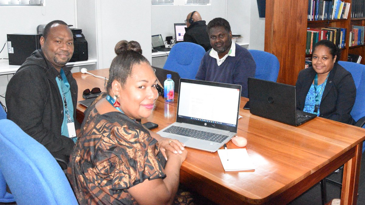 fijiparliament's tweet photo. Researchers @fijiparliament&๐ป๐บ๐ธ๐ง๐น๐ด๐ฐ๐ฎ๐ณ๐ฟ๐ฆ๐บVictoria&Federal Parliaments currently engaged in preparing Budget briefs for ๐ซ๐ฏMPs before #BudgetDebates. Opportunity for peer-to-peer #knowledgesharing, #capacitybuilding amongst #Pacific researchers.
๐@UNDP_Pacific FloatingBudgetOffice https://t.co/O6xyYi7YkJ