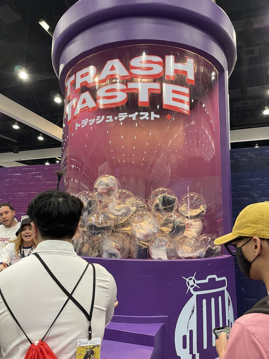 Finally got to meet <a href="/GiggukAZ/">Gigguk</a> and <a href="/CDawgVA/">Connor</a> by random chance as my wife and I were buying merch at #AnimeExpo2023 trash taste booth. It was crazy to see them in person. Glad I went this year.
