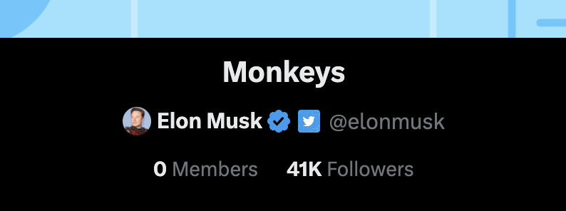 GtradeCrypto's tweet image. Not better than the Elon's #MonkeysList 🐒
