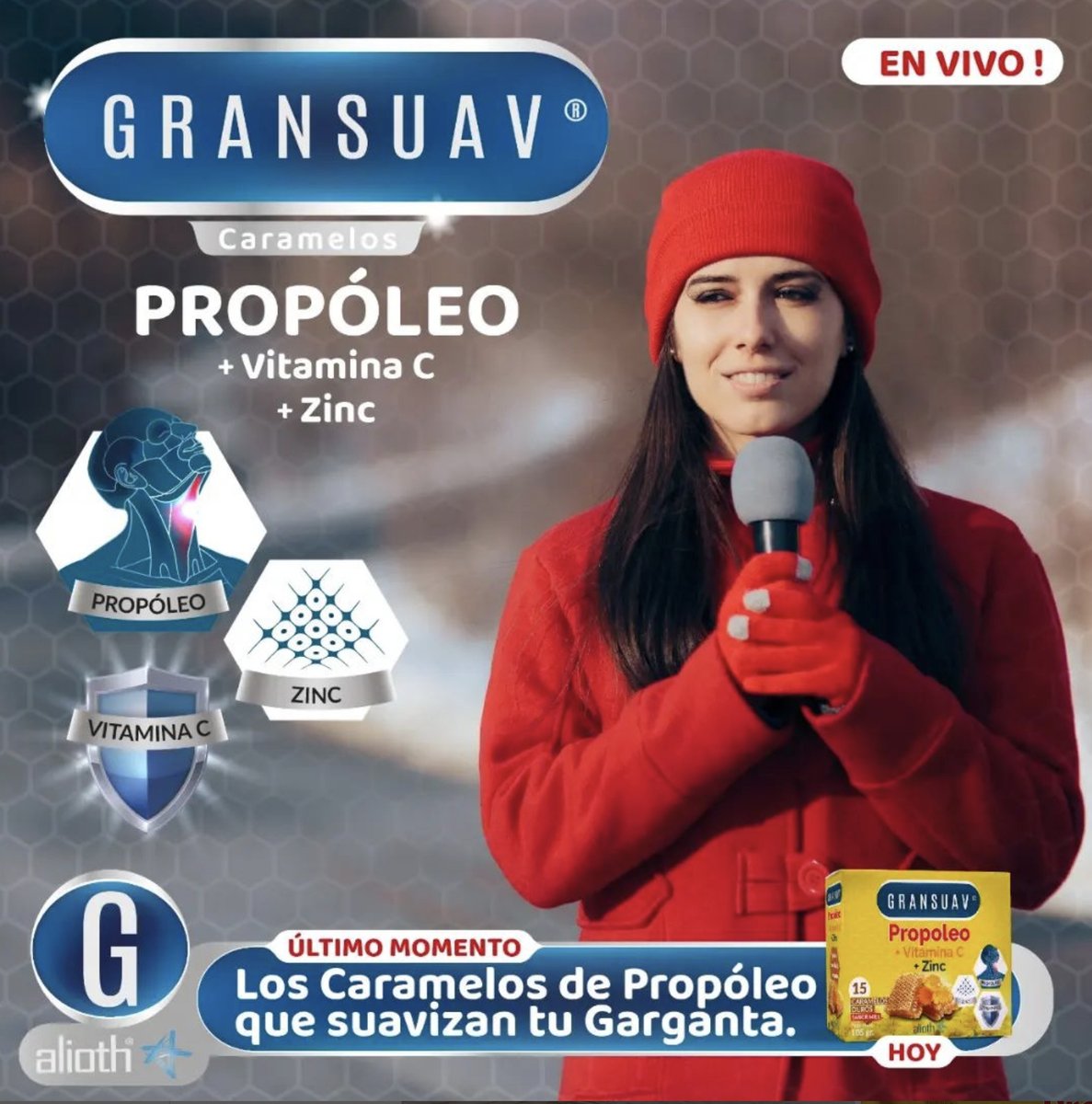 🌨️🌨️🌨️🌨️🌨️
Caramelos de Propóleo @gransuav.propoleo

+ Vitamina C
+ Zinc.
Con un suave sabor a miel.

#caramelosdepropoleo #locutores #garganta #docente #conductores #vendedores #cantantes #lavozargentina