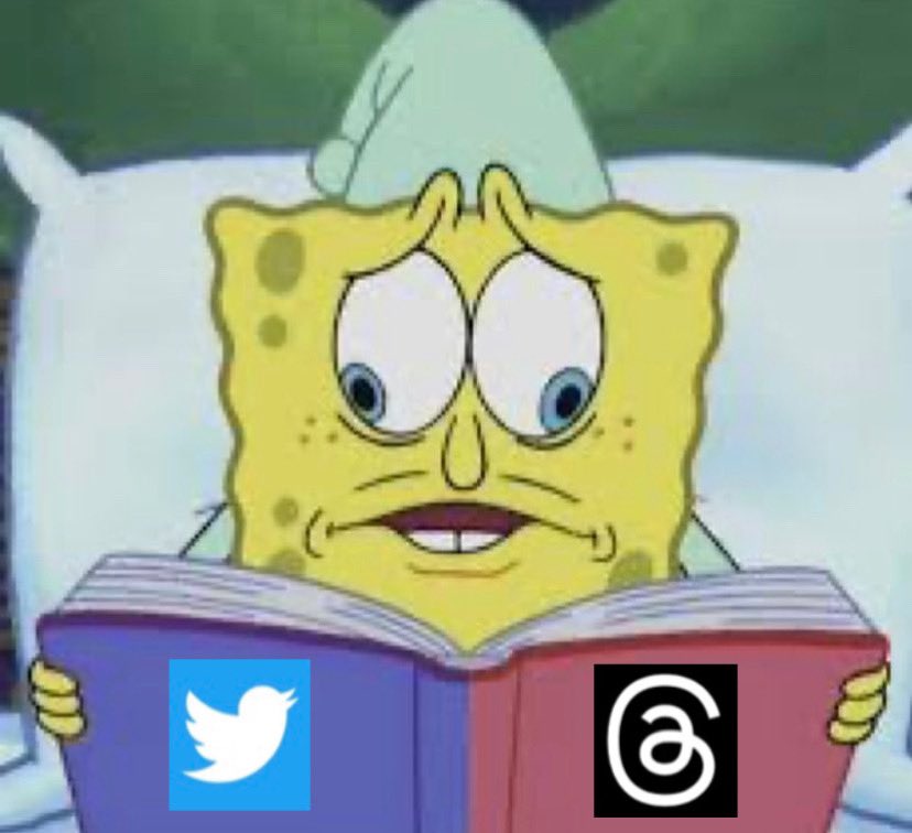 Yo con un ojo en twitter y otro en threads
#Threads