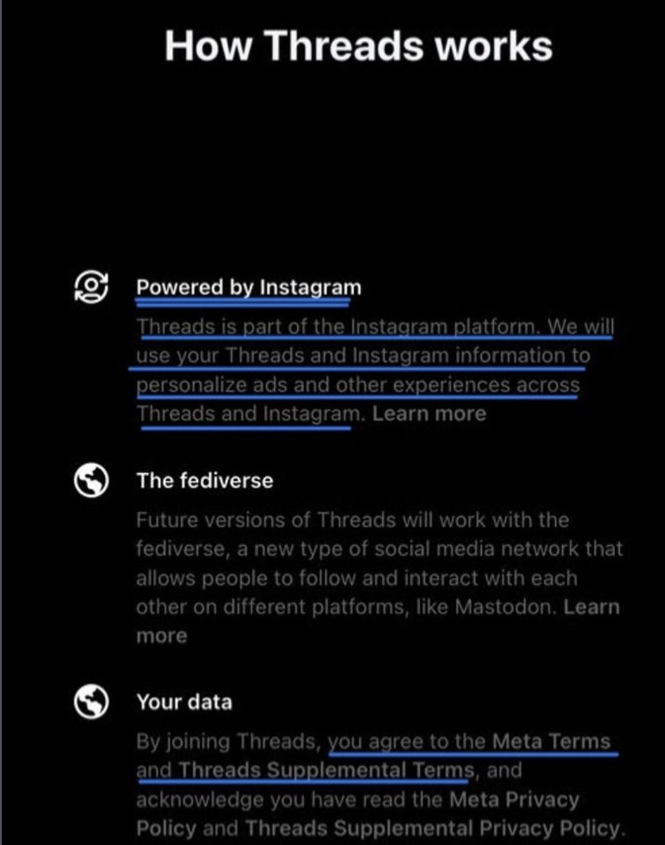 Threads (Instagram) will hijack your Mastodo n and bsk y accounts, even the anonymous/alt ones