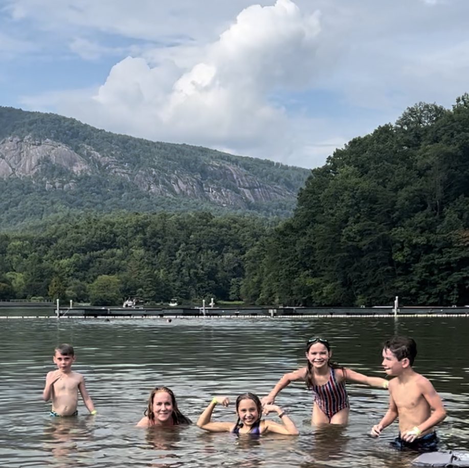 williammiley's tweet image. Another day filled with logging steps, swimming miles, admiring Gods beauty and yelling “Get in the Hole!”
#GrowingUpMiley
#ChimneyRock
#LakeLure
#PuttPutt