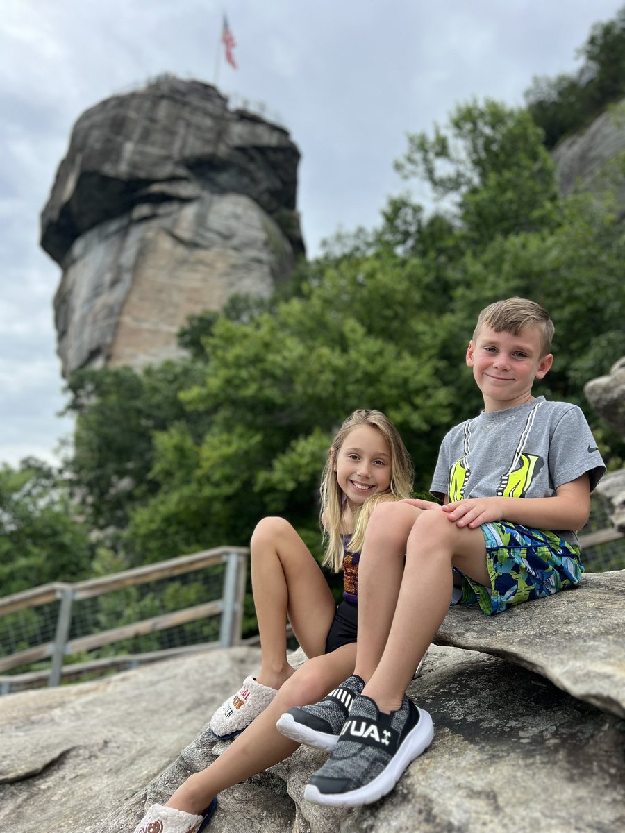 williammiley's tweet image. Another day filled with logging steps, swimming miles, admiring Gods beauty and yelling “Get in the Hole!”
#GrowingUpMiley
#ChimneyRock
#LakeLure
#PuttPutt