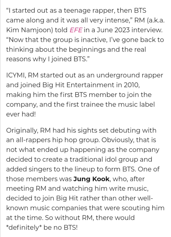 📰 | Breaking It Down: Icon Love! The Most Well-Known K-Pop Leaders

We can’t *not* start with BTS’ RM because the musician pretty much singlehandedly made his group what it is today. From spearheading all of the mega-band’s English interviews and live show appearances, to +