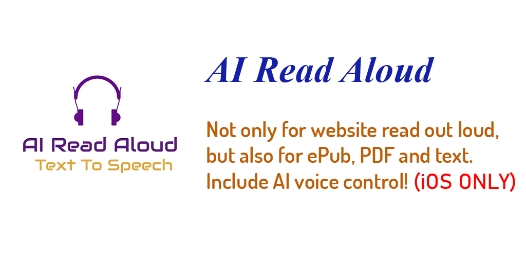 EmailBooster's tweet photo. AI Read Aloud - a smart iOS app to read out loud webpage, ebook... with AI voice control https://t.co/K1Ow1IESlW  #readaloud #reader #tts https://t.co/Pwf2SVBv8u
