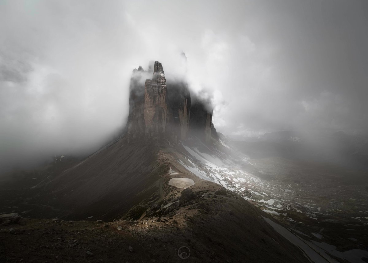 Tre Cime National Park in the Dolomites Italy 🇮🇹 #dolomites