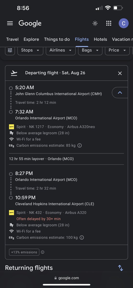 casey_Cathline's tweet photo. thinking about a 17 hour flight from Columbus to Cleveland https://t.co/NYS0FefpGj