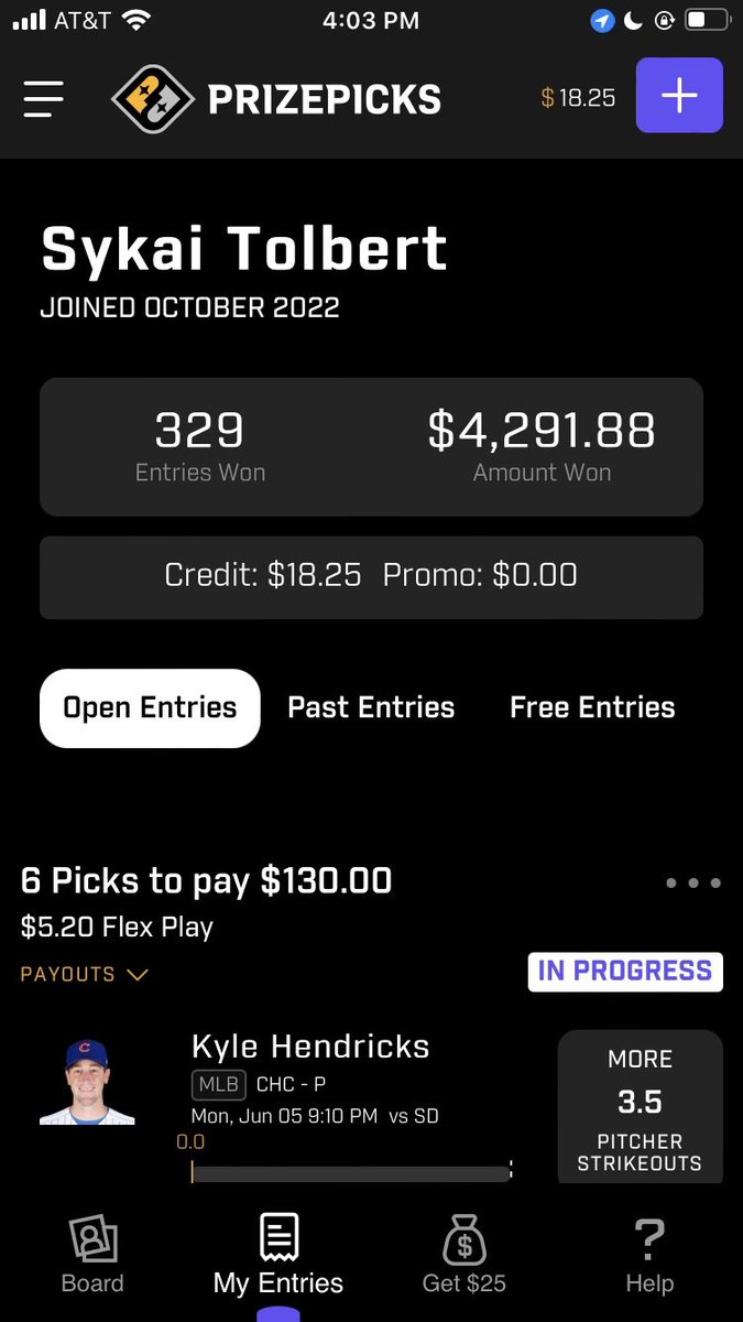 sykait14's tweet photo. A month apart 🤦🏽‍♂️ most of those wins were 4/6… and I only do 6 men picks. Around $5-15 on each one https://t.co/CMbqk0P9qA