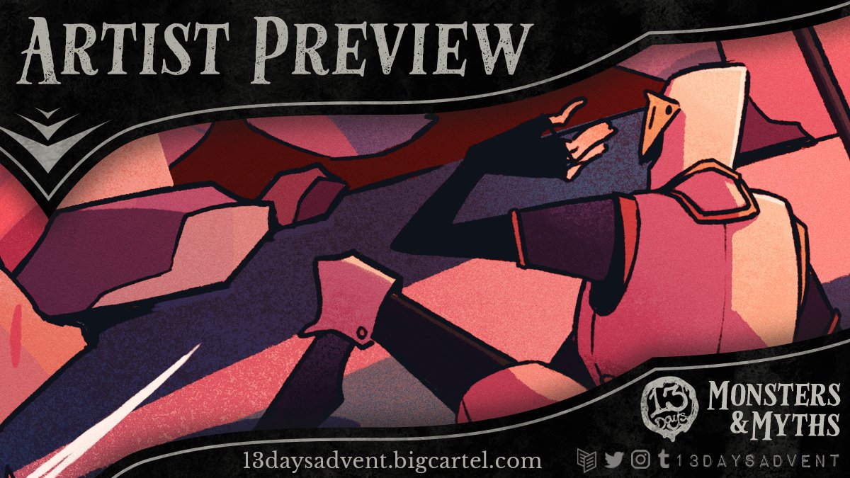 milohmei's tweet photo. HEY look at this preview of the griffin piece I created for the @13daysadvent Calendar &amp; Zine—someone is in trouble...

Sales for the bestiary-themed project are open now!  Go, go, go ! ⬇️⬇️⬇️

https://t.co/nykSQvmBMv https://t.co/E3ooKwajhd