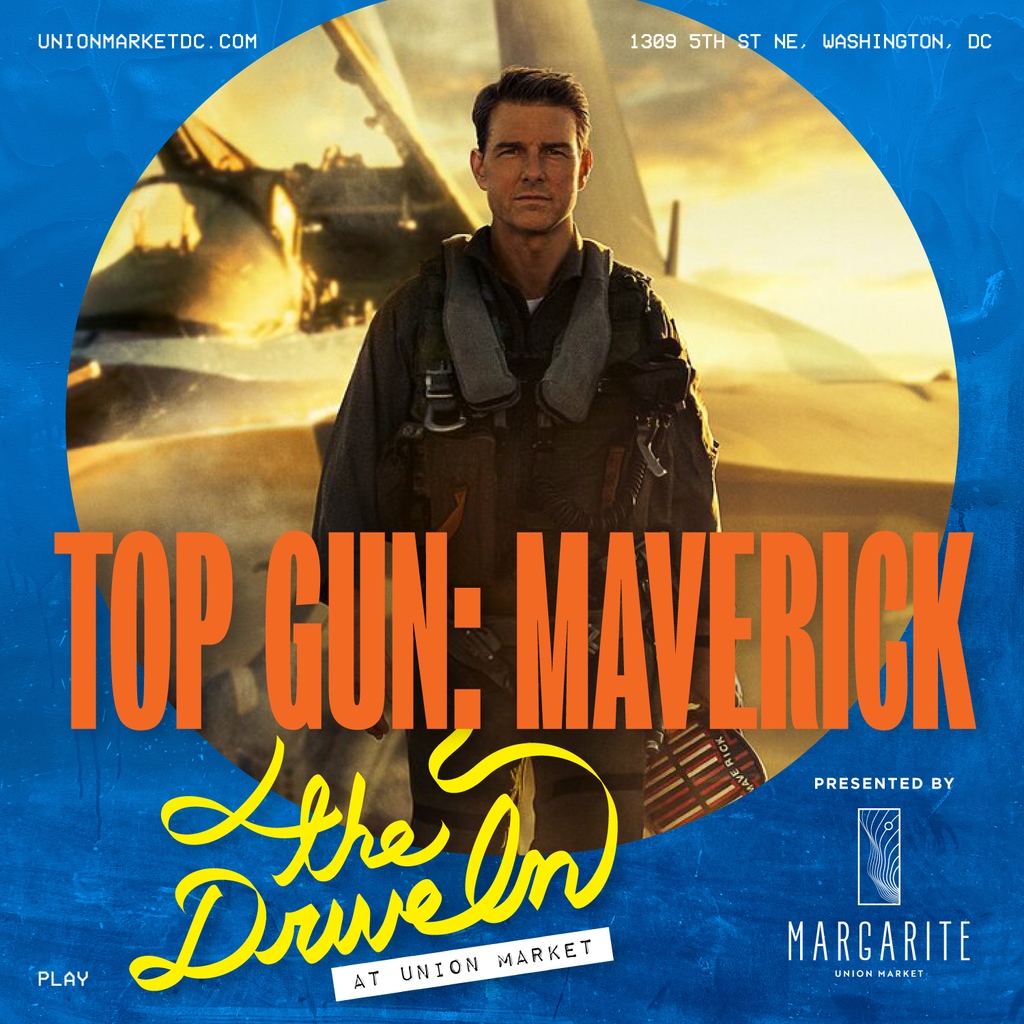 See you THIS FRIDAY, July 7, for the Drive-In at Union Market! Watch TOP GUN: MAVERICK with us, presented by @margariteliving. Set up shop in front of Union Market for great views and better-than-average concessions. 🎥 bit.ly/44iT3iI