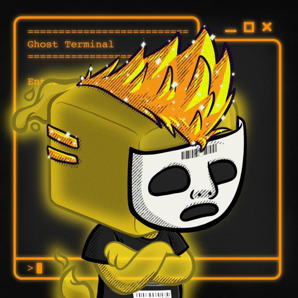 A special auction tomorrow thanks to <a href="/GhostsBtc/">cypherpunk ghosts</a>! 👻

The winner of this piece created by the talented Ghost team will also receive a WL to their upcoming sought after mint!

Stay tuned for more details tomorrow! ❤️