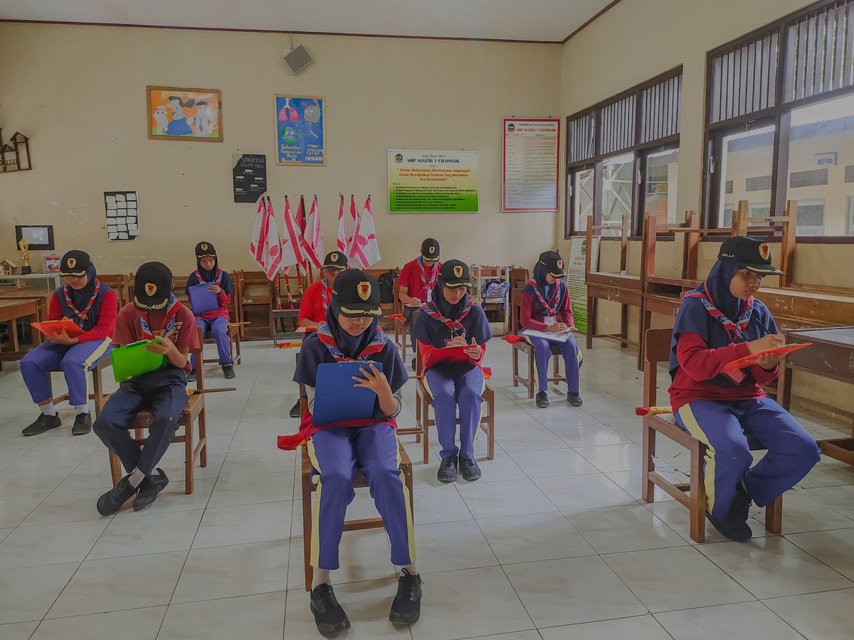 gapessa's tweet photo. Dokumentasi seleksi Pramuka Penggalang Garuda Berprestasi Gerakan Pramuka SMP Negeri 1 Cilongok Tahun 2023.

#gapessa
#pramuka
#pramukajateng https://t.co/MZRdGFuYwj