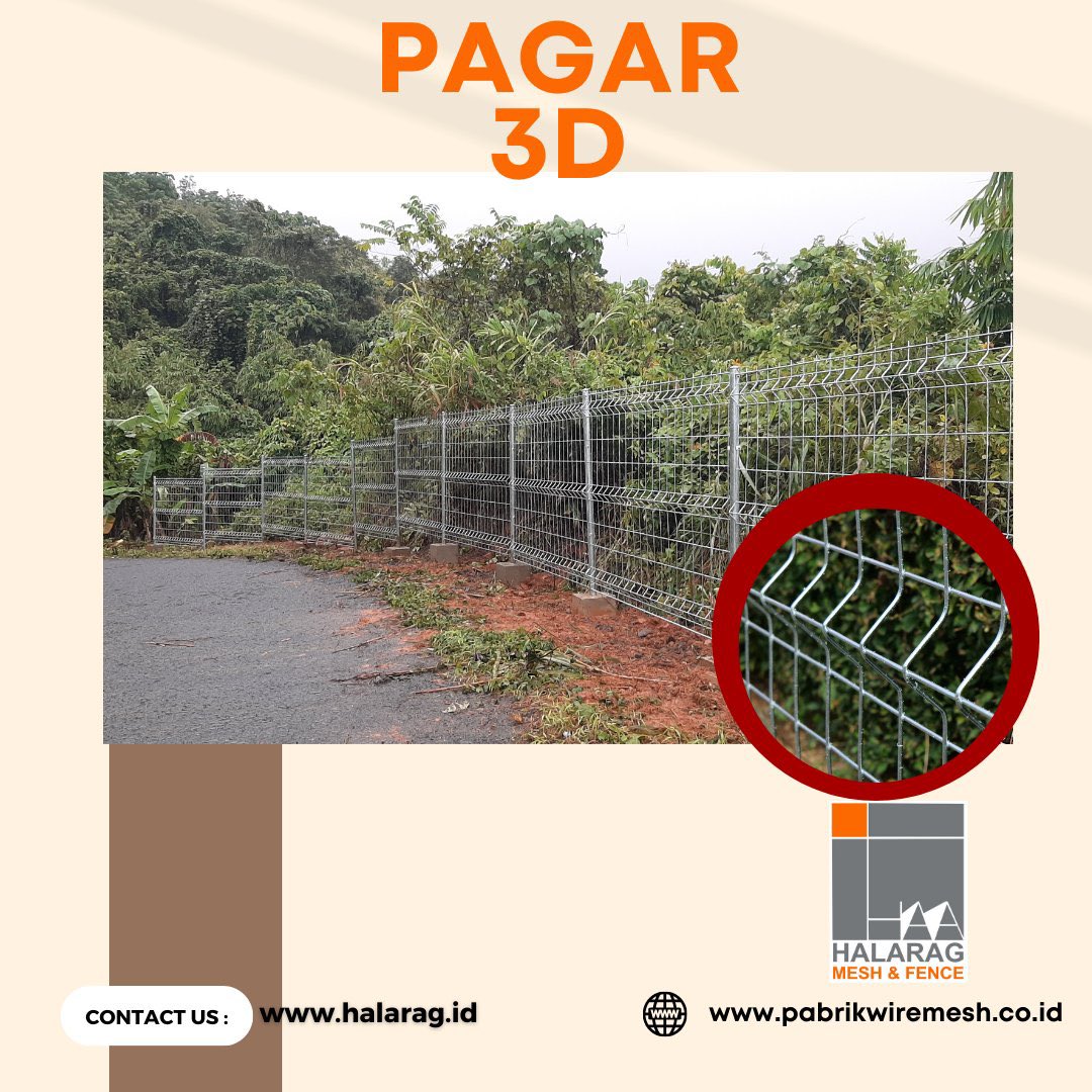 salsahalarag's tweet image. Pagar Bandara / Pagar V / Security Fence / Pagar Wiremesh / Pagar 3D

Dibuat sebagaimana proses produksi wiremesh, dengan proses penekukan bentuk gelombang pada bagian tengahnya wiremesh, menggunakan mesin bending khusus. 

Website :
pabrikwiremesh.co.id

#pagarwiremesh