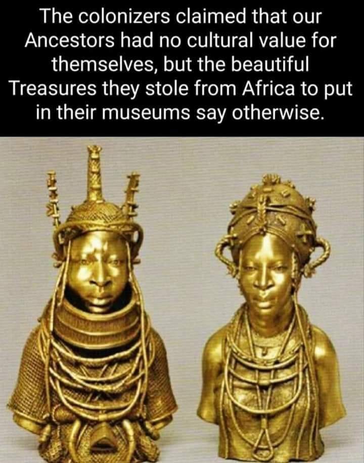 ZuluX11's tweet photo. Some of Africa's greatest artifacts are in European Museums. https://t.co/8NCnUJtxDI