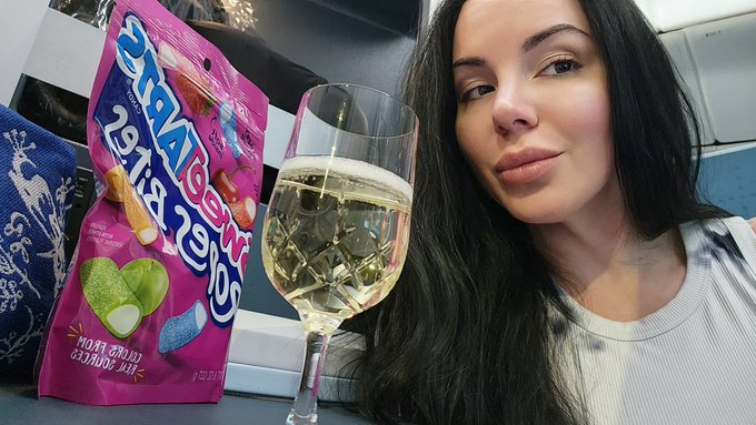 Just boarded my 2nd flight, en route to Kenya!  I splurged on business class for myself for the first