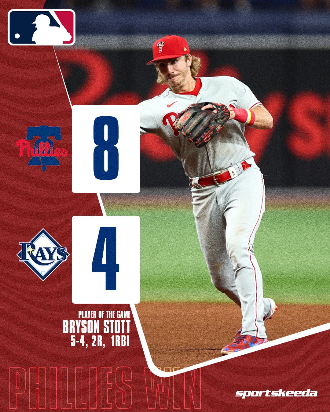 Philadelphia Phillies on X: Game one, game won #RingTheBell   / X