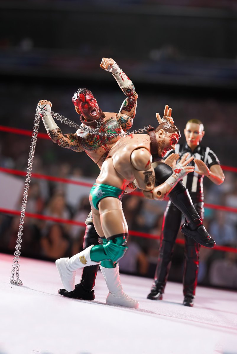 KingdomFigure's tweet photo. BLOOD & GUTS 🩸
#aew #displayart #cmpunk #toyphotography #AEWDynamite https://t.co/lZKGuMaLLn