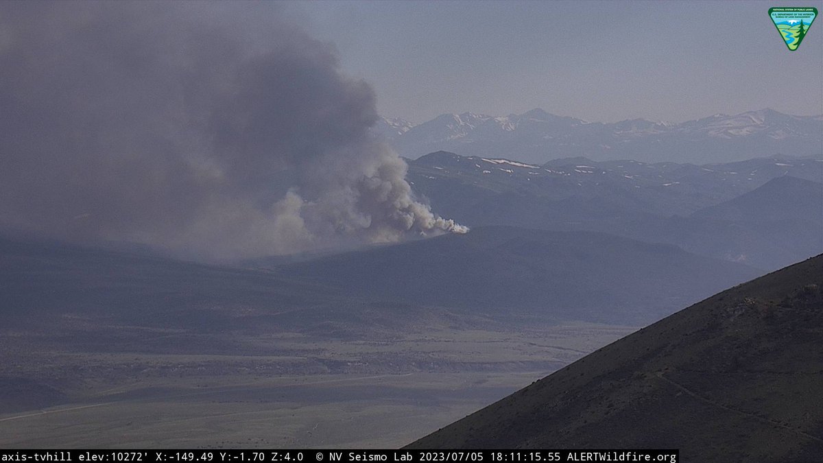 WILDFIRE UPDATE - The LUCKY FIRE at 6:12pm.

Please stay clear of the area as resources engage with suppression effort
<a href="/KTVN/">2 News Nevada</a> <a href="/KOLO8/">KOLO8</a> <a href="/fox11reno/">Fox Reno</a>  @KRNV <a href="/blmnv/">Bureau of Land Management- Nevada</a> @nevadadivision