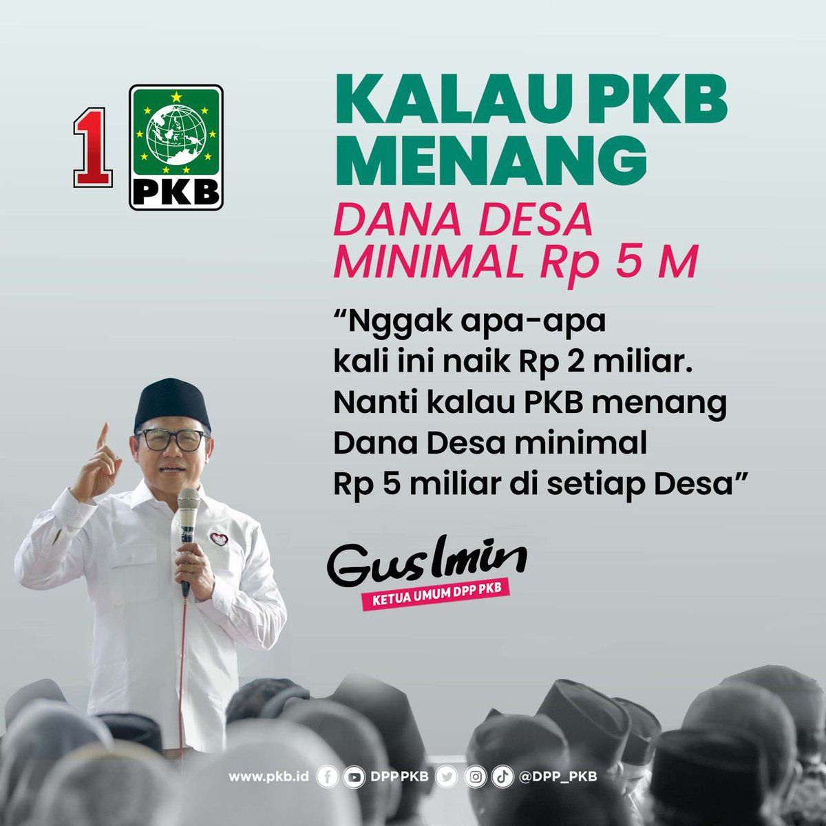 Tetap 5 Milyar per desa 🙌🏻

#gusimin
#danadesa