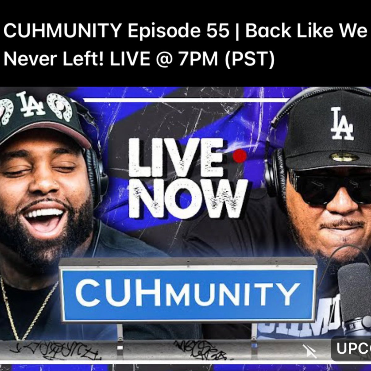 CuhmunityClips's tweet photo. CUHMUNITY Livestream is back today @ 7PM (PST)
Episode 55 | Back Like We Never Left!
Tune Into #CuhmunityClips YouTube Channel, You Don’t Want To Miss This One. https://t.co/n4tB4y9O2F