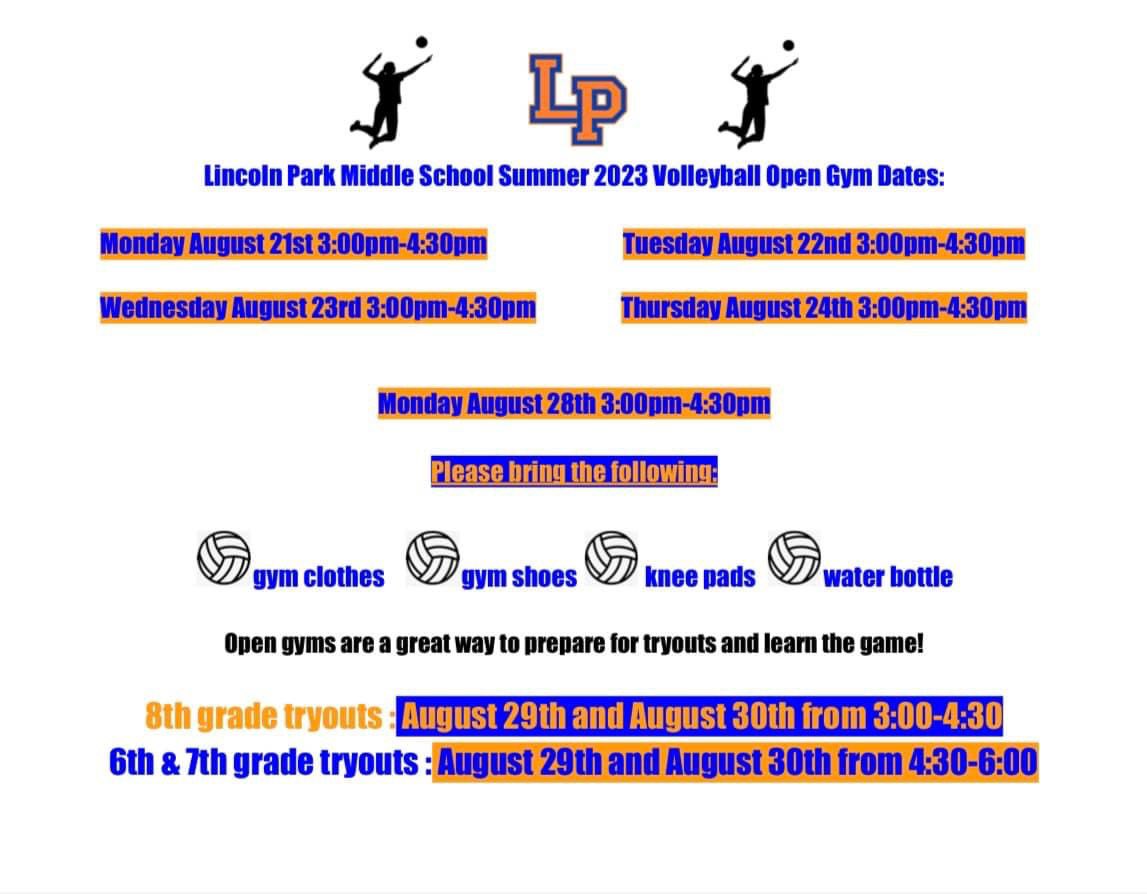 railsVB's tweet image. The middle school is also hosting their own summer events! These are open to incoming 6th-8th grade girls for the 2023-24 school year