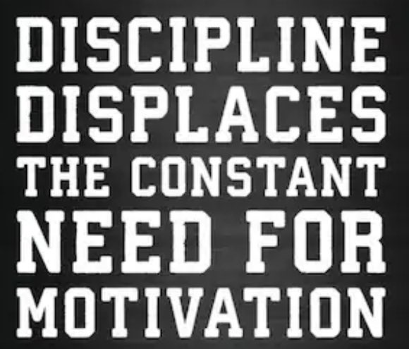 Felt good to get back to running today… Ran 2.5 miles with 40 lbs on back.  Stern reminder that discipline is worth more than motivation.
